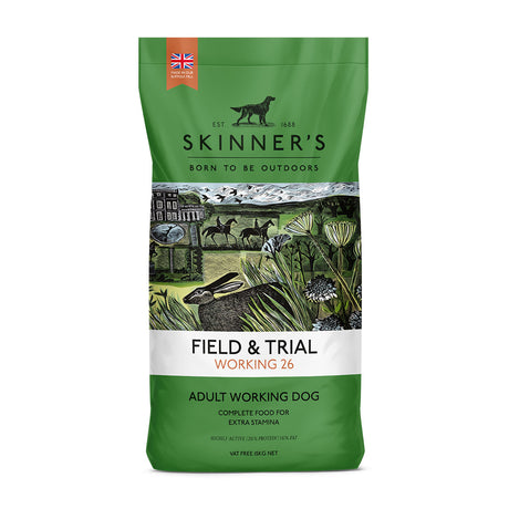 Skinners Field & Trial Working Crunchy 26 Dog Food Barnstaple Equestrian Supplies