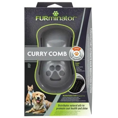 FURminator Curry Comb Pet Grooming Brush Dog Grooming