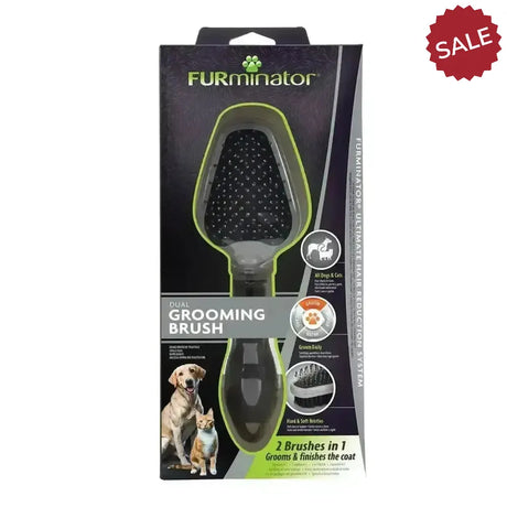 Furminator Dual Grooming Brush Dog Grooming