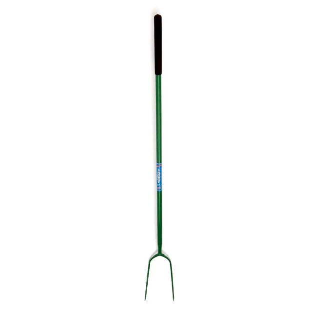 Fynalite Hi-Strength Hay Fork 2 Prong Long Handle 48" Green Forks Barnstaple Equestrian Supplies