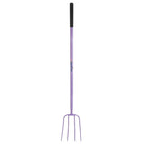 Fynalite Hi-Strength Manure Fork 4 Prong Long 48" Pink Forks Barnstaple Equestrian Supplies