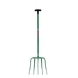 Fynalite Hi-Strength Manure Fork 5 Prong T-Grip 32" Green Forks