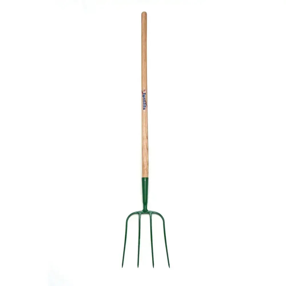 Fynalite Manure Fork 4 Prong Ash Handle Long 54" Ash Forks