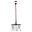 Fynalite Shavings Fork Short D-Grip Handle SHORT Red Forks
