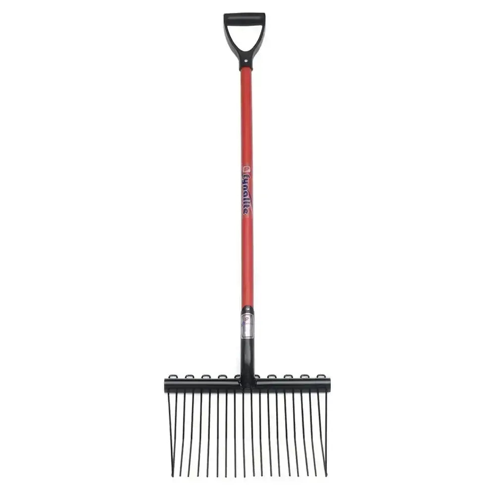 Fynalite Shavings Fork Short D-Grip Handle SHORT Red Forks