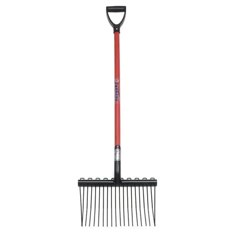 Fynalite Shavings Fork Short D-Grip Handle SHORT Red Forks