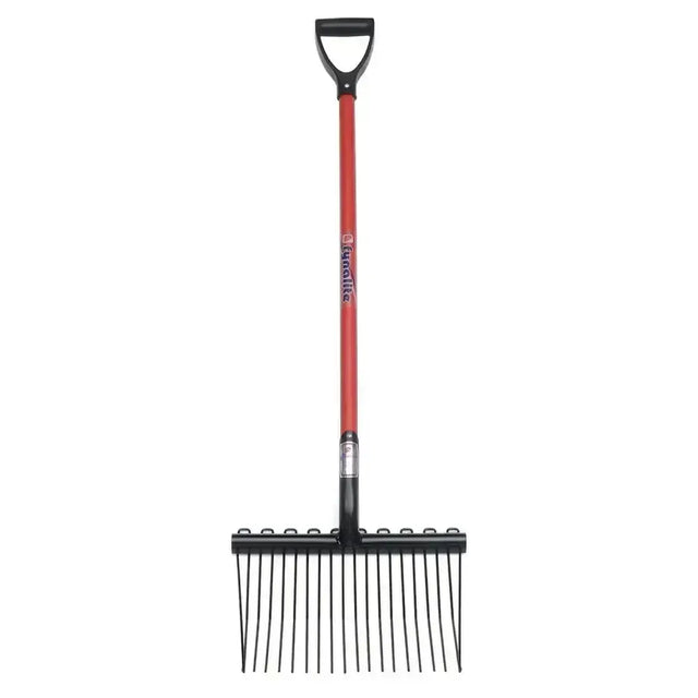 Fynalite Shavings Fork Short D-Grip Handle SHORT Red Forks