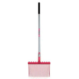 Fynalite shavings forks funky shavings fork pink plastic rake with silver metal handle and black grip for seniors
