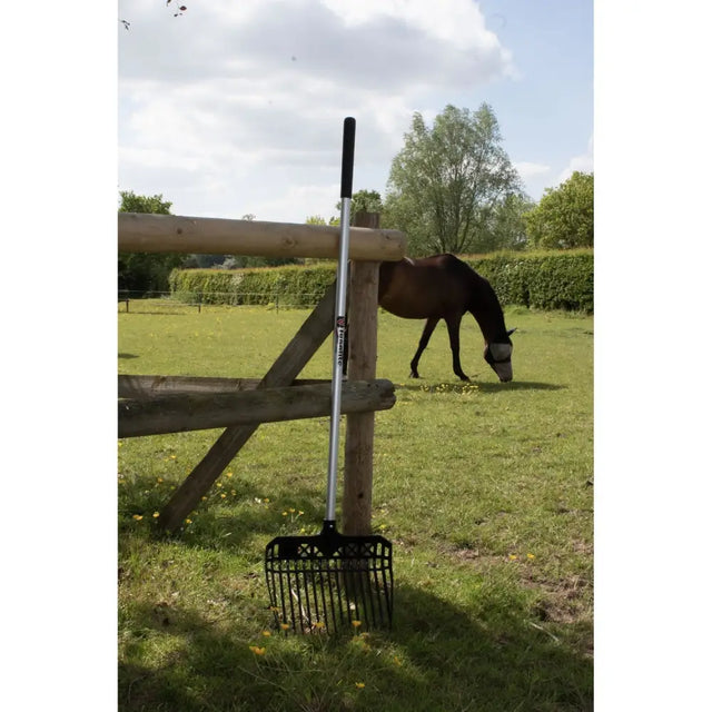 Fynalite Value Plastic Stable Fork Long Handle LONG (120CM) Forks Barnstaple Equestrian Supplies