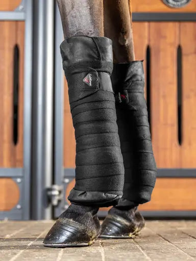 LeMieux Stable Bandages Black One Size Black Bandages & Wraps