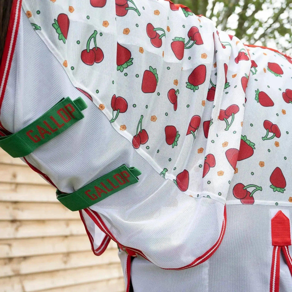 Gallop Berries & Cherries Combo Fly Rug 4'6 Gallop Equestrian Fly Rugs Barnstaple Equestrian Supplies