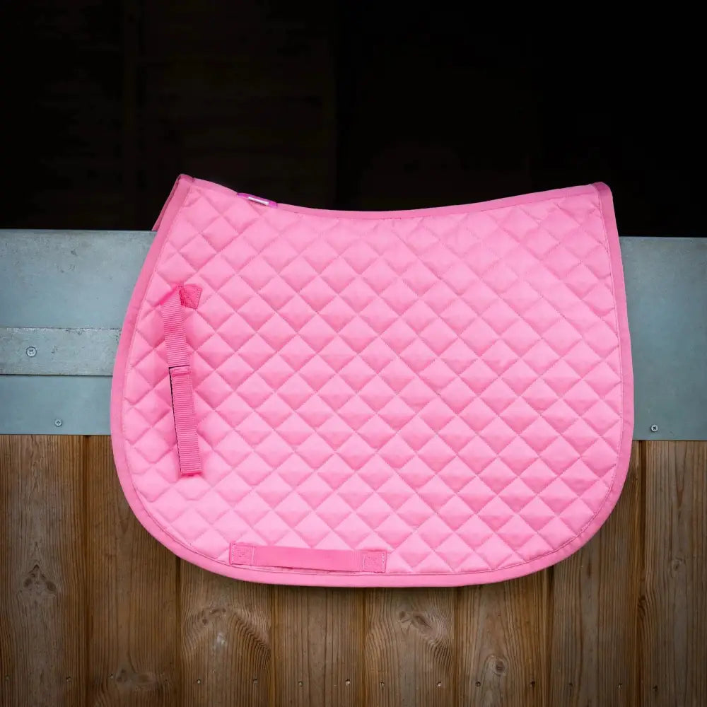 Gallop High Density Quilted Saddle Pad Pink Pony/Cob Saddle Pads & Numnahs Barnstaple Equestrian Supplies