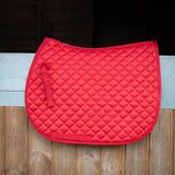 Gallop High Density Quilted Saddle Pad Red Pony/Cob Gallop Equestrian Saddle Pads & Numnahs Barnstaple Equestrian Supplies