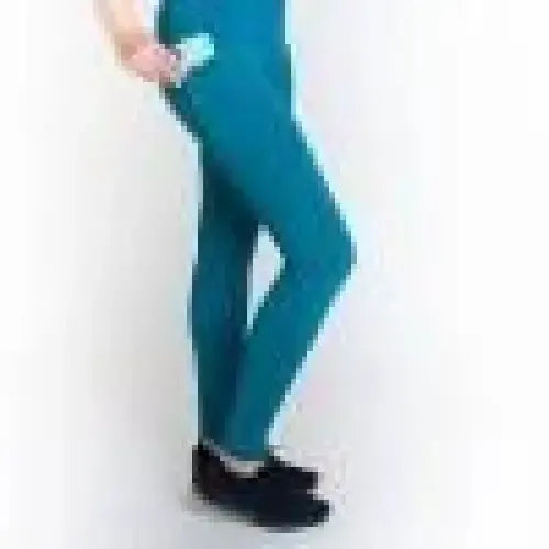 Gallop High-Waist Pocket Tights Peacock X Small Riding Tights