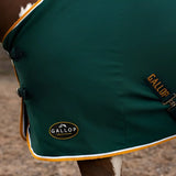 Gallop Jersey Cooler Rug Green 4'9 Cooler Rugs Barnstaple Equestrian Supplies