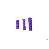 Three purple sage smudge sticks with twine features shown alongside a gallop large haynet length tie string detail