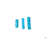 Three vibrant turquoise sage bundles tied with generous tie string for gallop medium haynet use