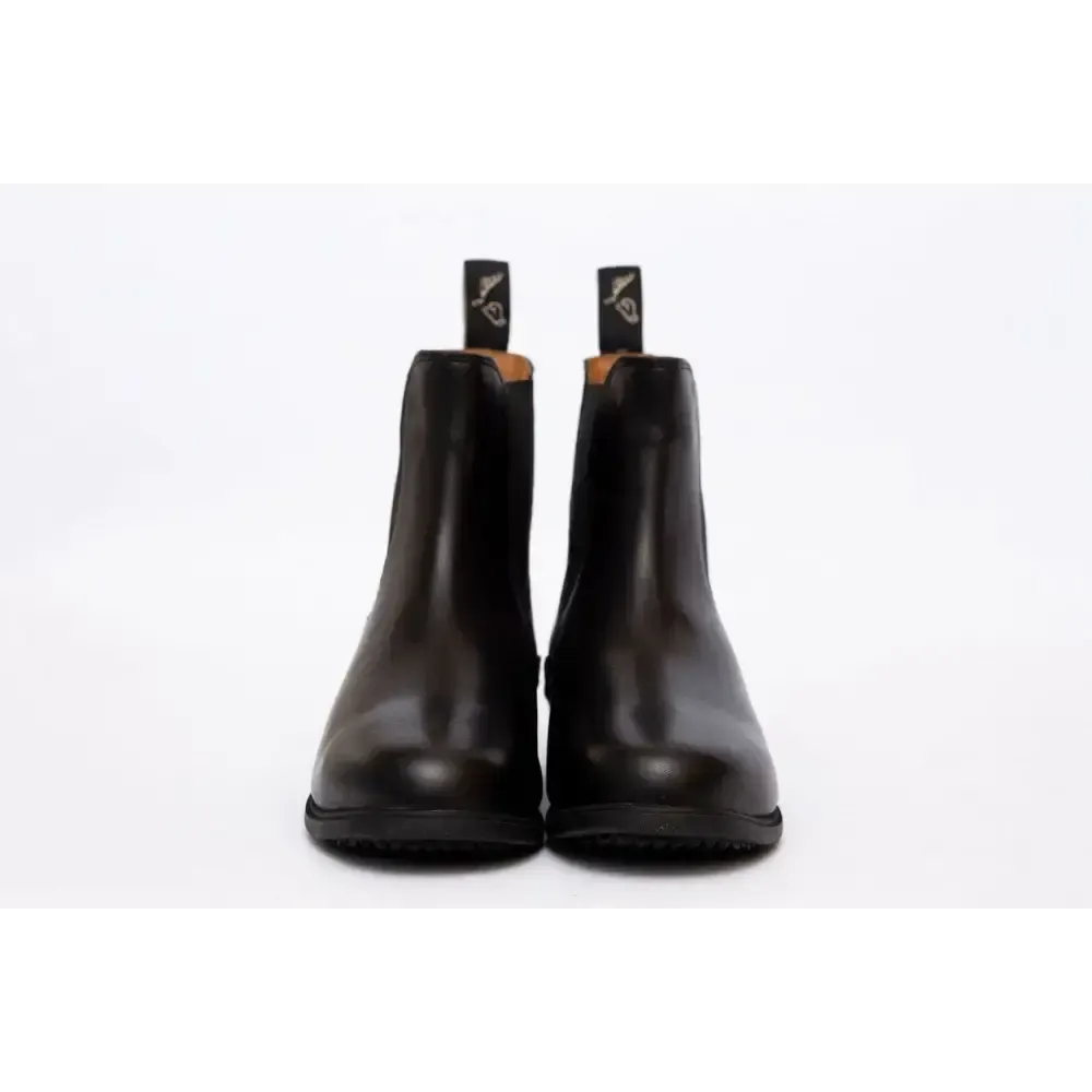 Gallop New Children's Elegance Leather Paddock Zip Boots Black Child 10 Short Riding Boots