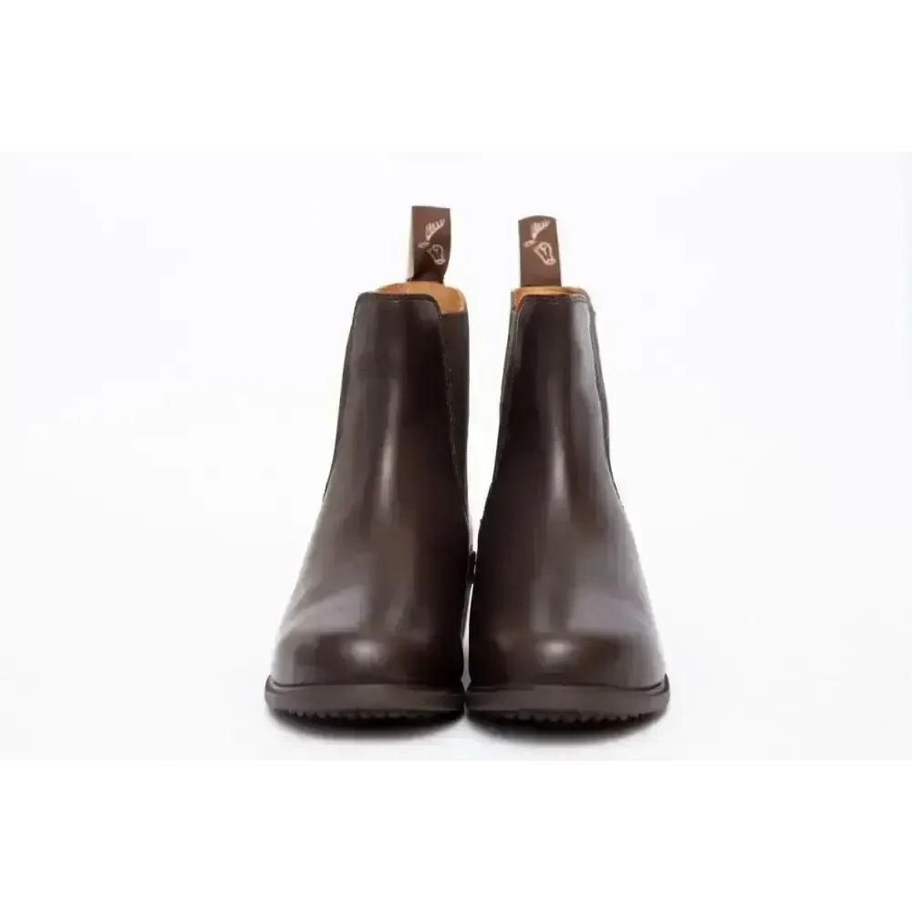 Gallop New Children's Elegance Leather Paddock Zip Boots Brown Child 10 Short Riding Boots