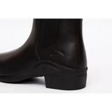 Black leather Chelsea boot with elastic side panel for Gallop New Children’s Elegance Leather Paddock Zip Boots