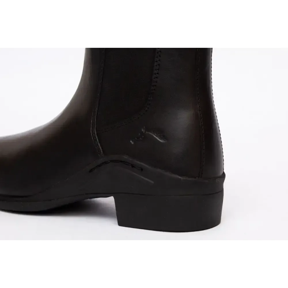 Gallop New Children's Elegance Leather Paddock Zip Boots Black Child 10 Short Riding Boots