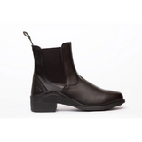 Dark brown leather Chelsea boot with elastic panels in Gallop New Children’s Elegance Leather Paddock