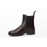 Black leather Chelsea boot with elastic sides, perfect for Gallop New Children’s Elegance Leather Paddock