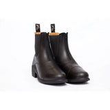 Gallop New Elegance Leather Paddock Zip Boots Black 4 Short Riding Boots