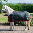 Gallop Ponie 200g Stable Rug Medium Weight Black / Red 3'6'' Gallop Equestrian Stable Rugs Barnstaple Equestrian Supplies