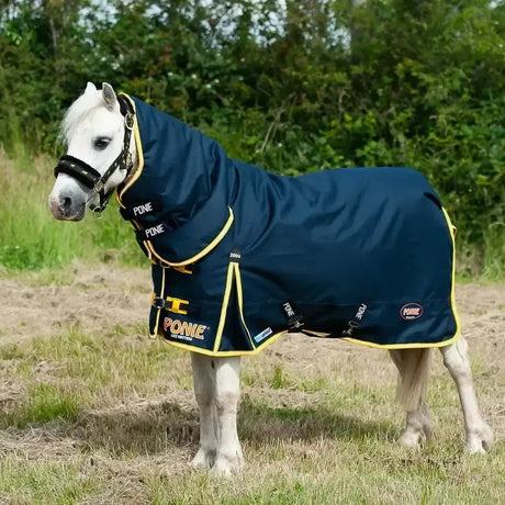 Gallop Ponie Duraproof 200g Turnout Rug Combo Navy 3'6'' Turnout Rugs