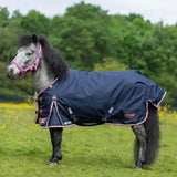 Gallop Ponie Duraproof 50G 5-Point Std Neck Turnout Navy 3' 6" Navy Turnout Rugs