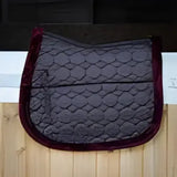 Gallop Prestige Fully Lined Saddle Pad Brown Saddle Pads