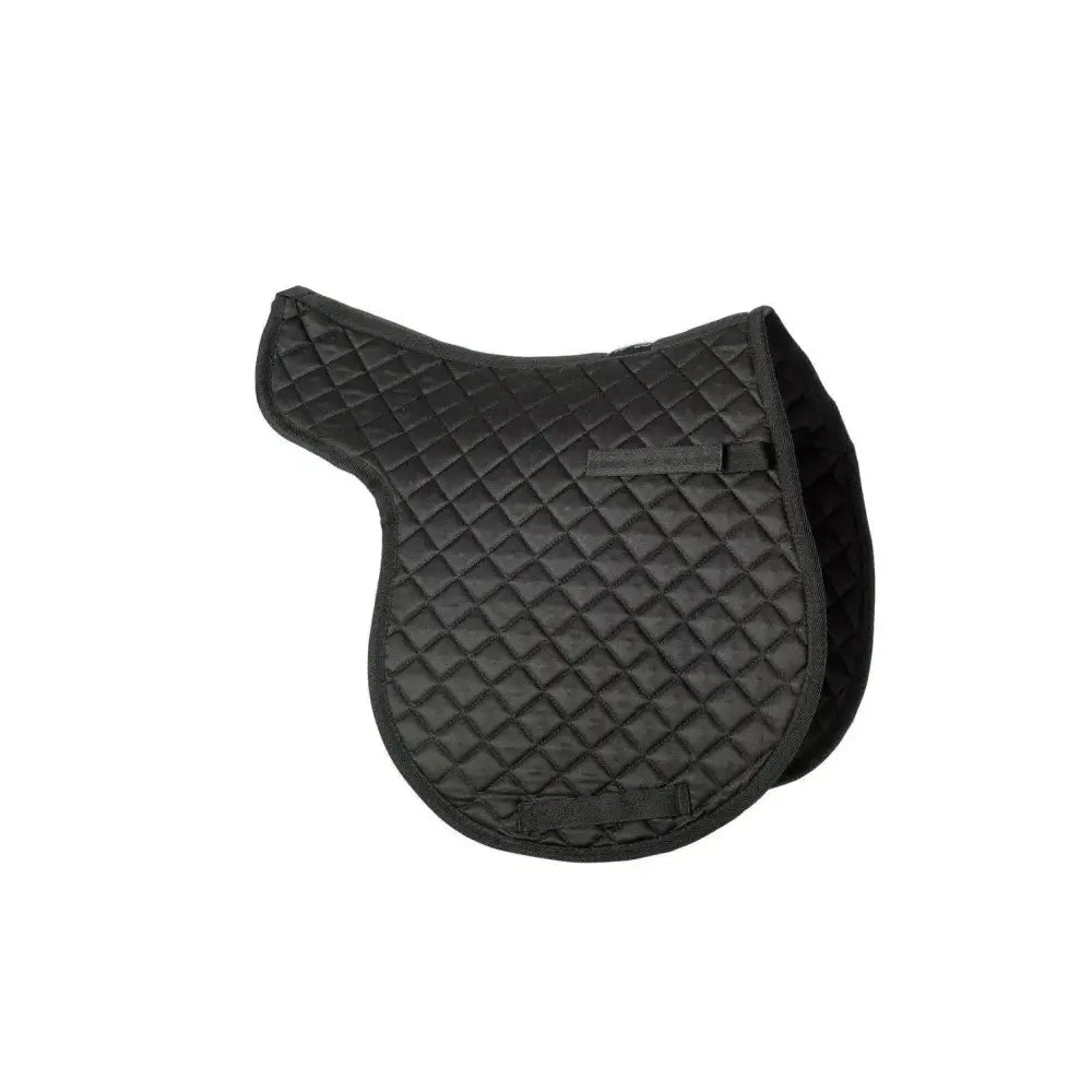 Gallop Quilted Numnah Black Pony/Cob Numnahs Barnstaple Equestrian Supplies