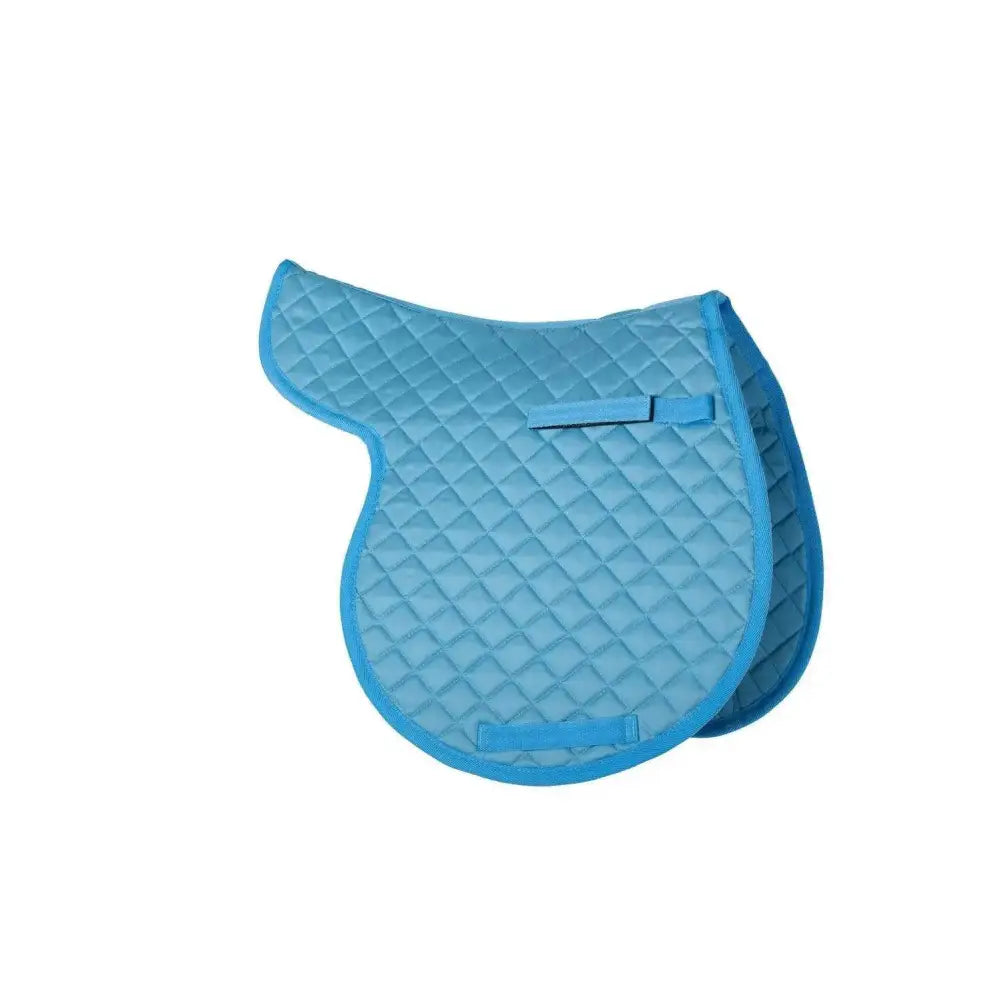 Gallop Quilted Numnah Sky Blue Pony/Cob Numnahs Barnstaple Equestrian Supplies