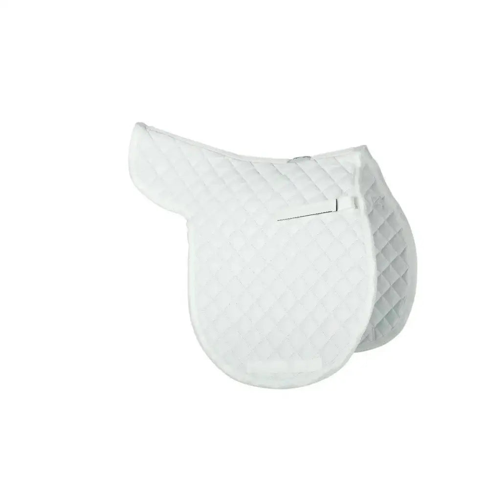 Gallop Quilted Numnah White Pony/Cob Numnahs Barnstaple Equestrian Supplies