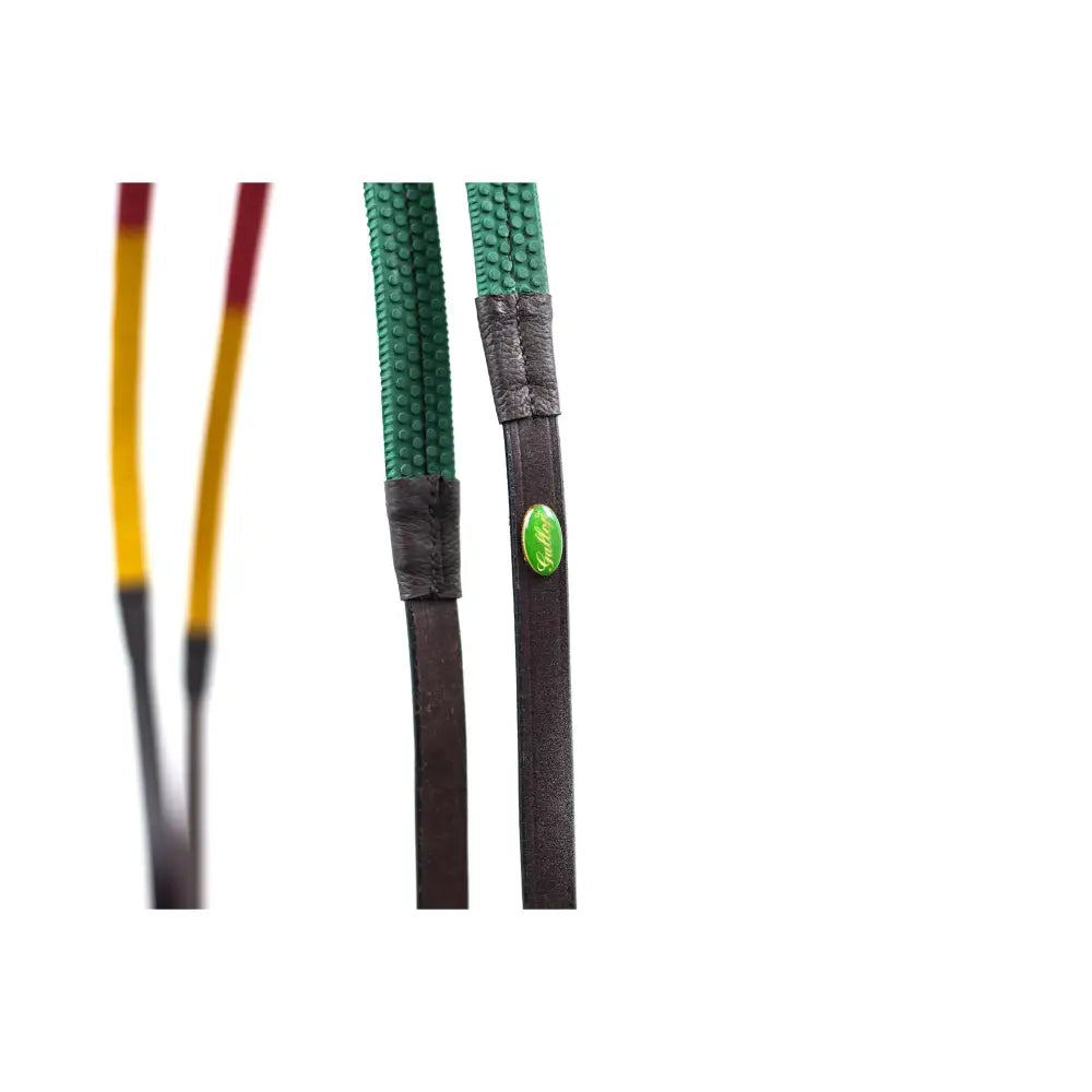 Gallop Rainbow Reins English Leather X Full Reins