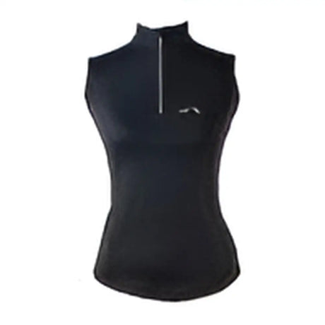 Gallop Sleeveless Zipped Neck Base Layer Black Black X Small Base Layers Barnstaple Equestrian Supplies