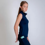 Gallop Sleeveless Zipped Neck Base Layer Navy Navy X Small Base Layers Barnstaple Equestrian Supplies