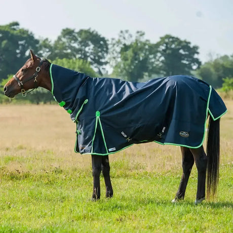 Gallop Trojan Duraproof Lightweight Turnout Combo Navy 5' 6" Navy Turnout Rugs