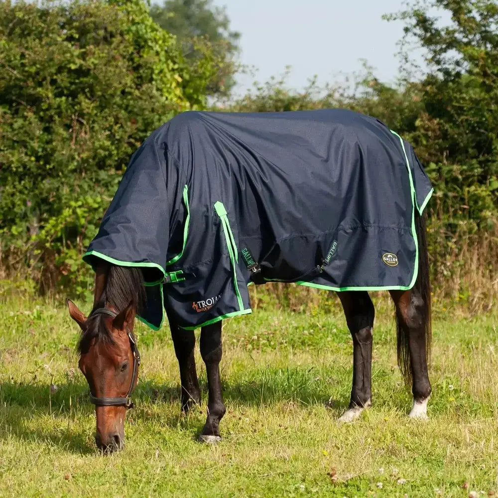 Gallop Trojan Lightweight 0g Combo Neck Turnout Rug 5'6 Turnout Rugs Barnstaple Equestrian Supplies