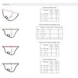 Technical diagram showing sizing and measurements for gallop trojan 50g stable neck cover with double velcro straps
