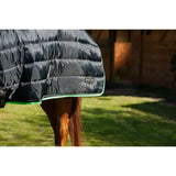 Gallop Trojan Stable Rug 300g Dual Heavy Weight Neck Set Black/Green 5'6" Stable Rugs