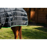 Gallop Trojan Stable Rug 300g Dual Heavy Weight Neck Set Black/Green 5'6'' Gallop Equestrian Stable Rugs Barnstaple Equestrian Supplies