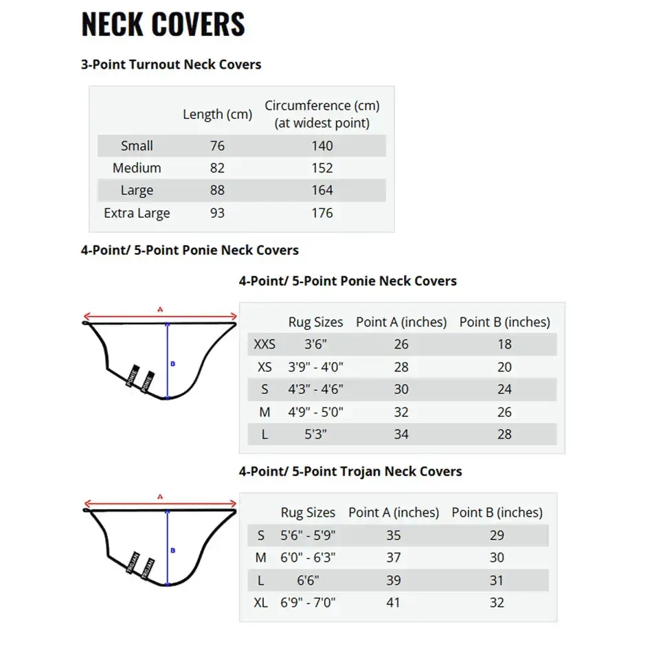Gallop Trojan Universal Neck Cover Small Neck Covers