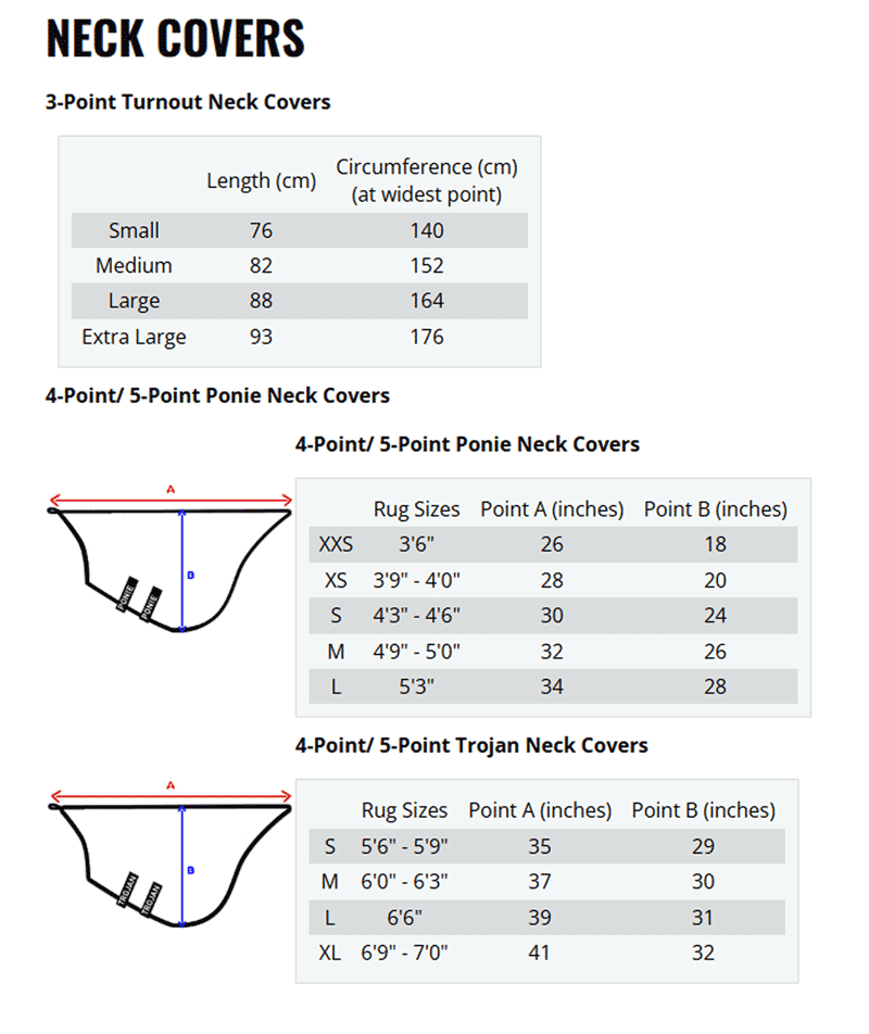 Gallop Trojan Universal Neck Cover Small Neck Covers