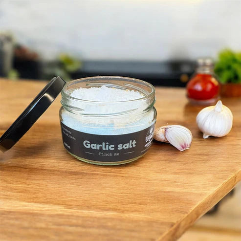 Garlic Herb Infused Salt By Broomhill Farm Co