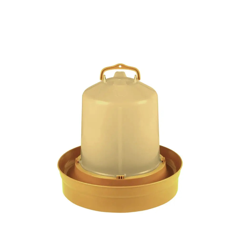 Gaun Chicken Drinker Deep Base Gold 5 Litre Gold Barnstaple Equestrian Supplies