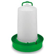 Gaun Chicken Drinker Deep Base Green 5 Litre Green Barnstaple Equestrian Supplies