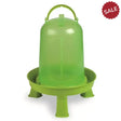 Gaun Chicken Drinker Eco Green C/W Legs 5 Litre Poultry Drinkers