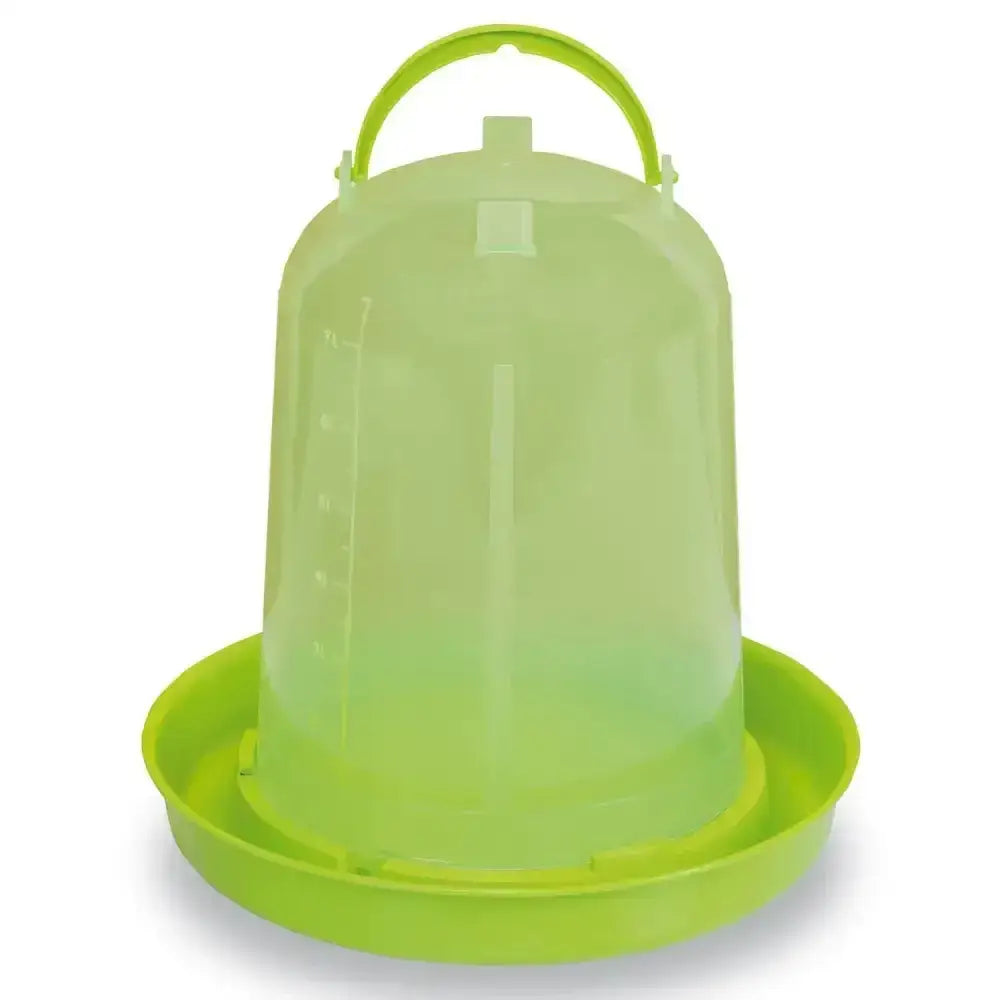 Gaun chicken drinker eco green lime plastic chicken drinker with handle and base durable plastic drinker for poultry